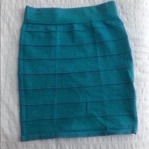 TURQUOISE POWER SKIRT - JUPE - SMALL